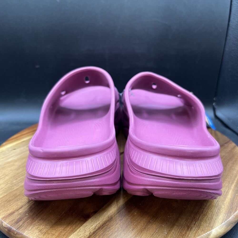 Hoka Men's Size 10 Ora Recovery 3 Beet Root Purple Comfort Slide Sandal Shoes - Picture 4 of 7